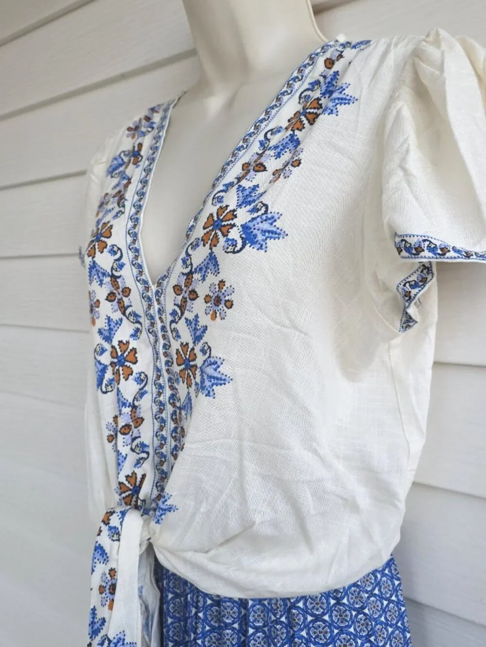 NWT 2 piece set MAX STUDIO Rayon blend lightweight floral design